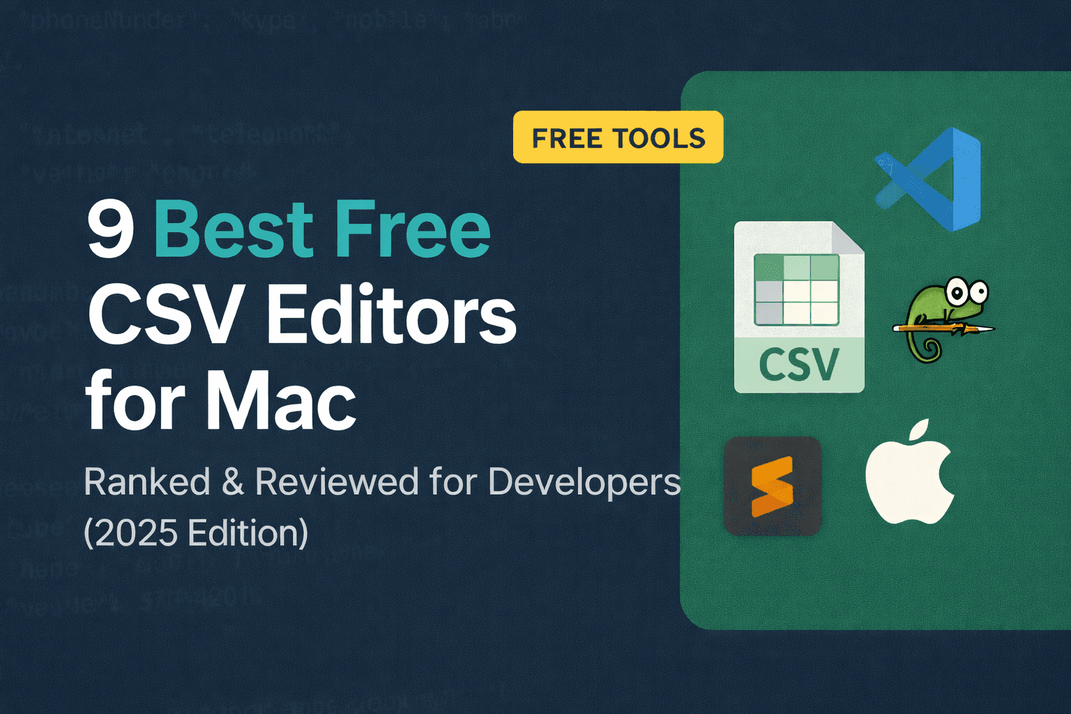 9 Best Free CSV Editors for Mac in 2025 (Tested and Ranked)