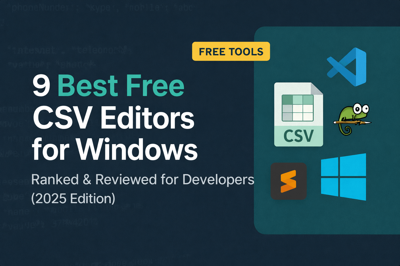 9 Best Free CSV Editors for Windows in 2026 (Tested & Ranked)