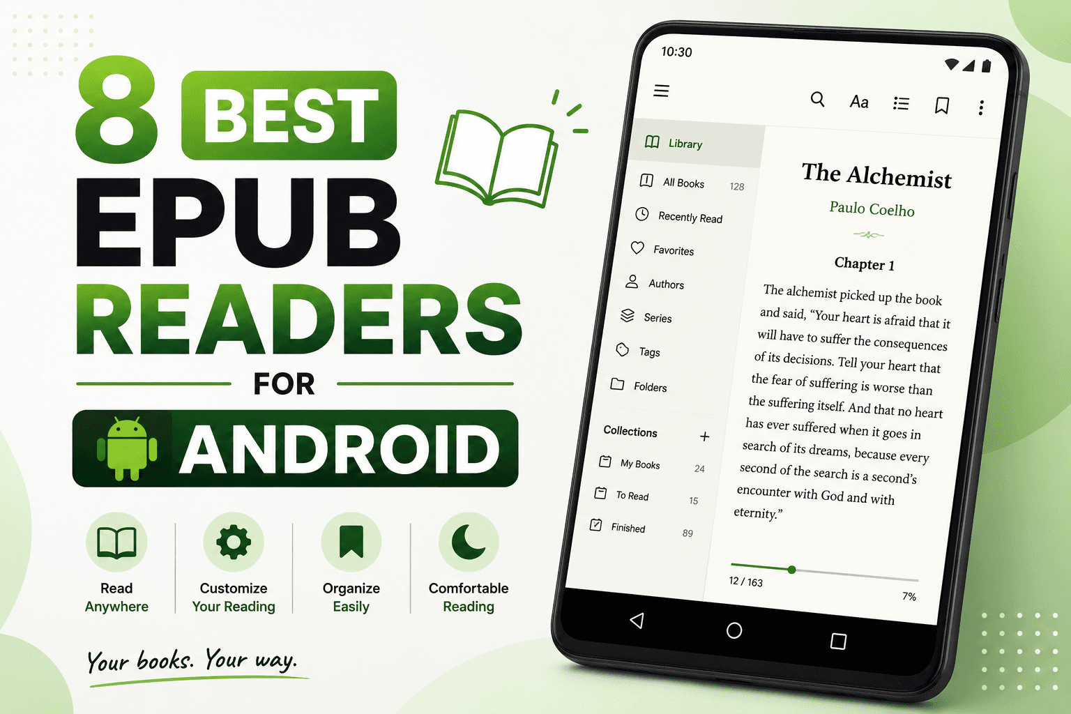 8 Best EPUB Readers for Android in 2026 (Free & Paid)