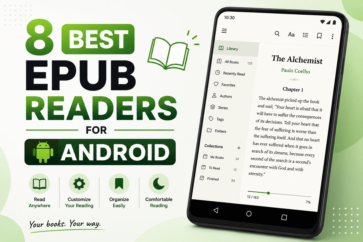 8 Best EPUB Readers for Android in 2026 (Free & Paid)