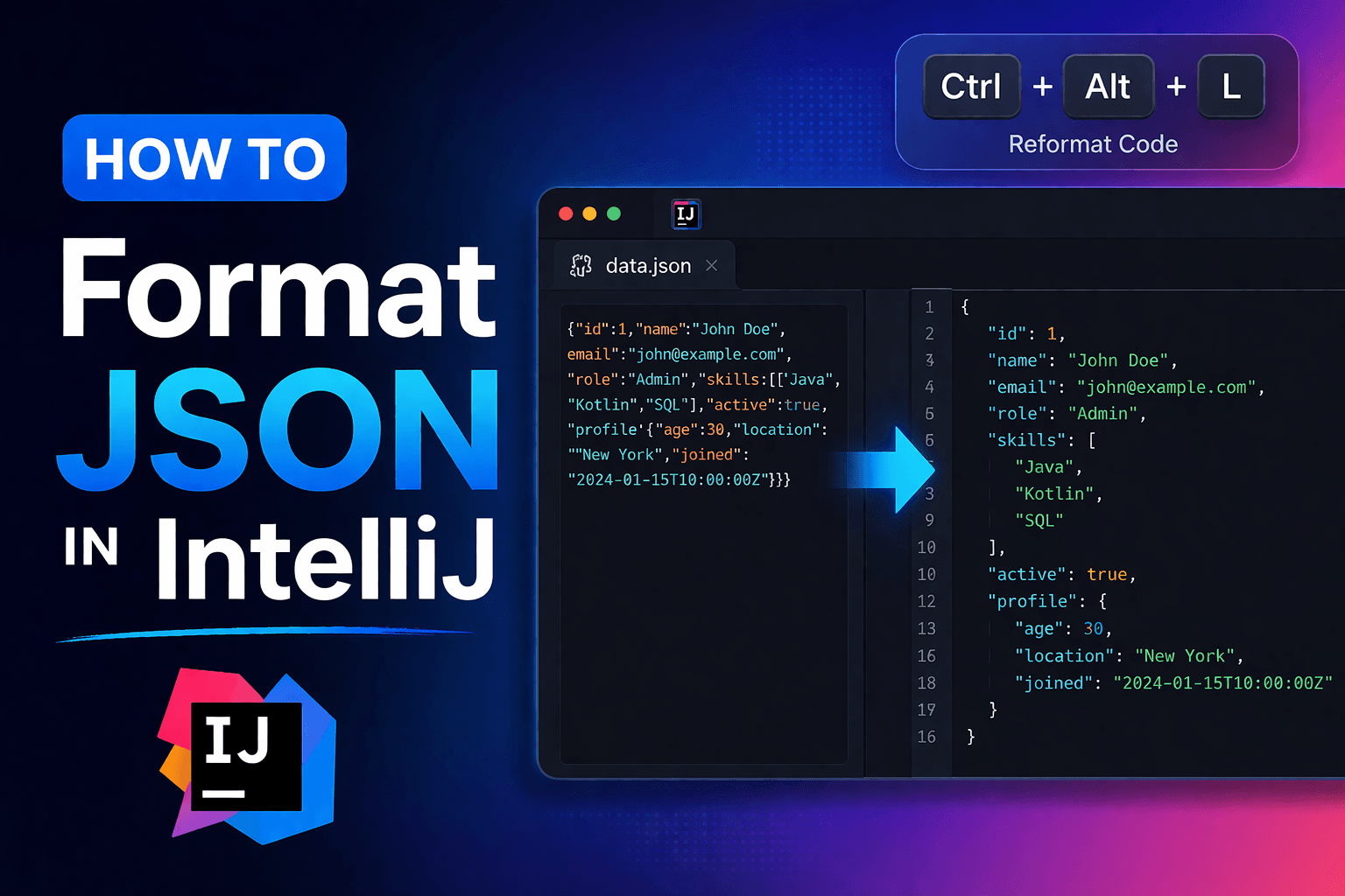 Thumbnail for How to Format JSON in IntelliJ IDEA: Complete Code Formatting & Validation Guide 2026