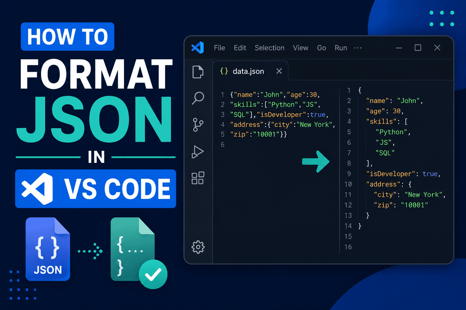 How to Format JSON in VS Code: Shortcuts & Prettify (2026)
