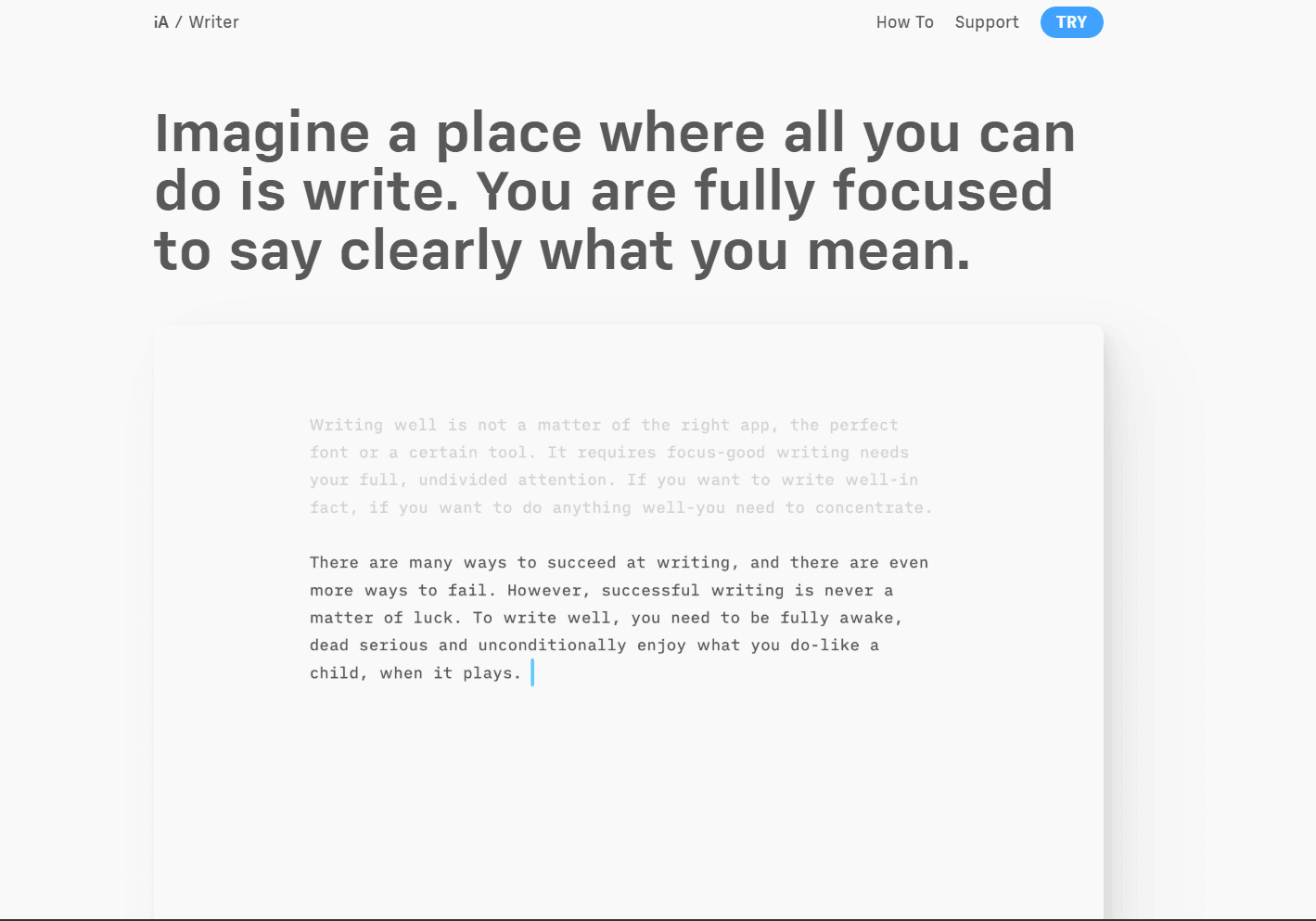 iA Writer on Mac