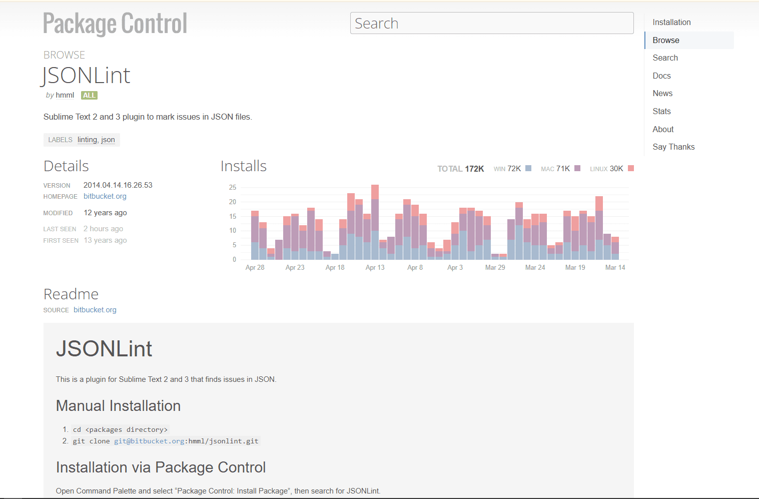 JSONLint for Sublime Text