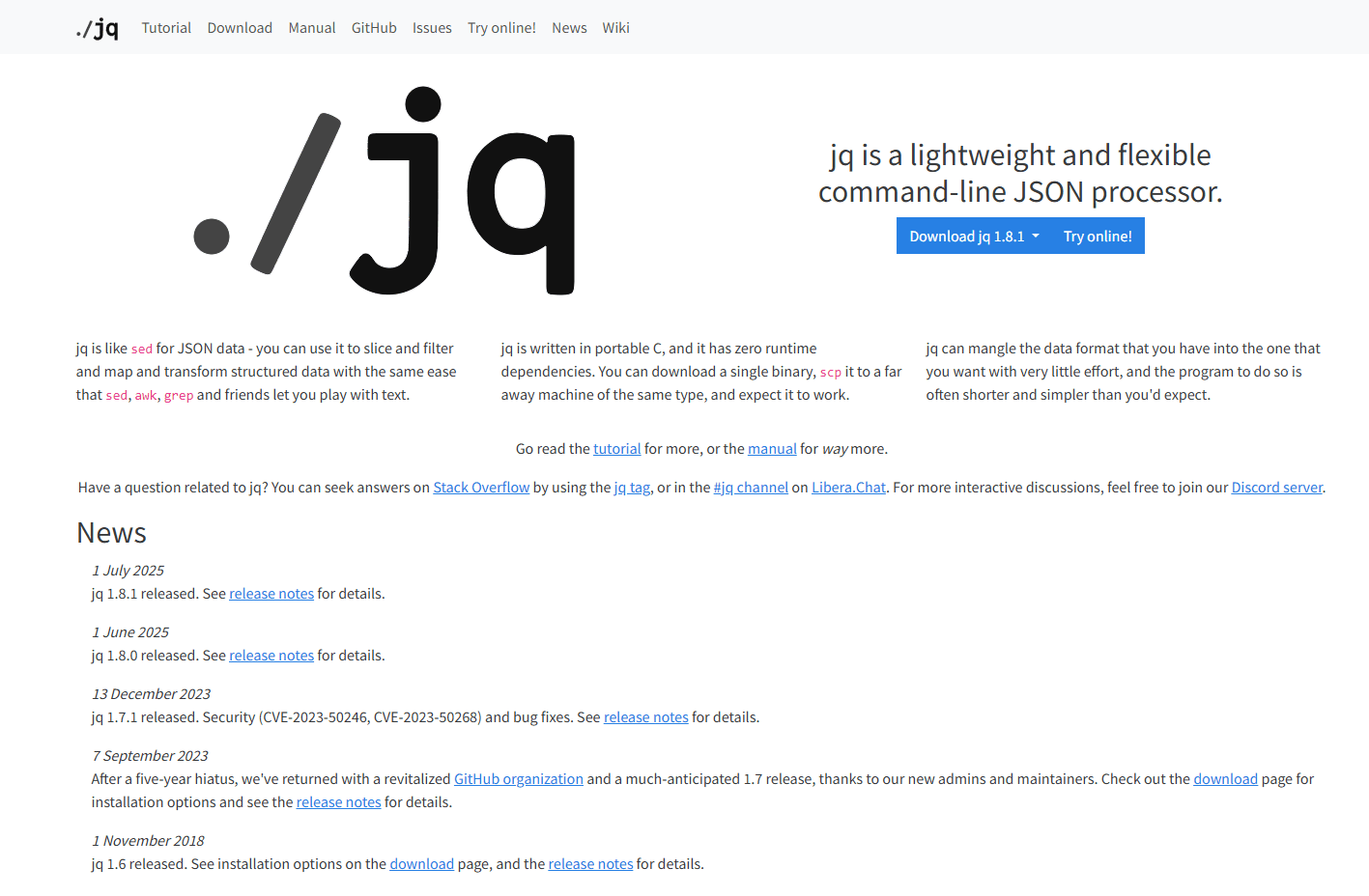 jq CLI on Linux